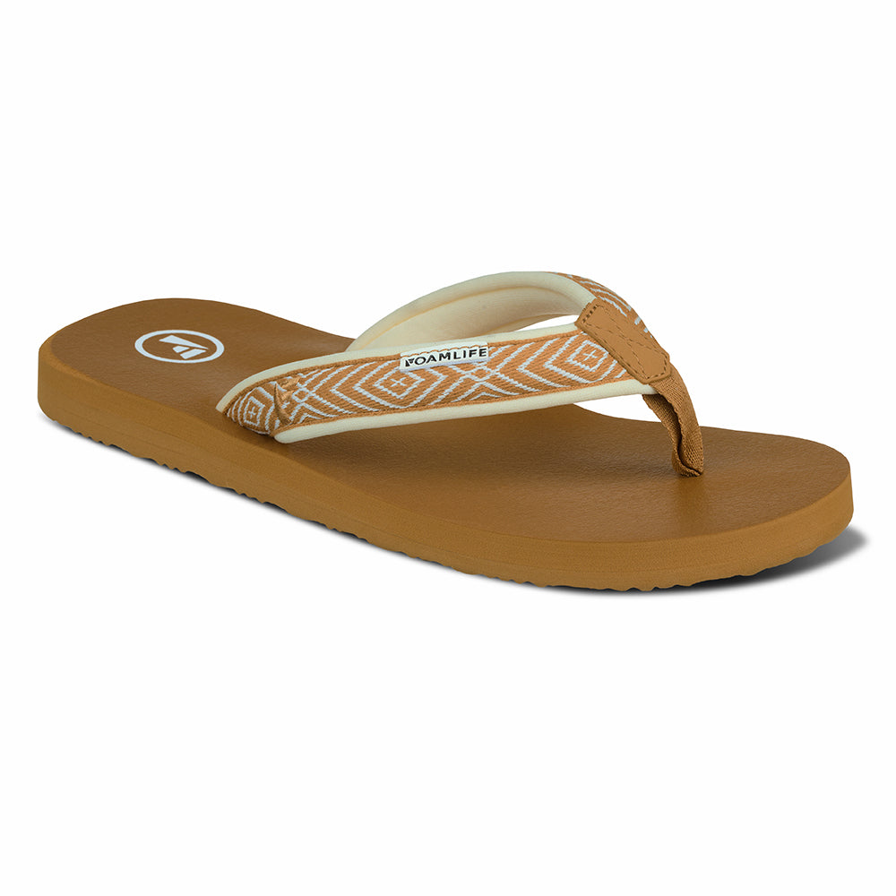 Foamlife Yogi Flip Flop Latte Brown
