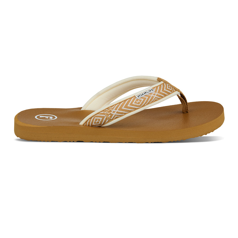 Foamlife Yogi Flip Flop Latte Brown