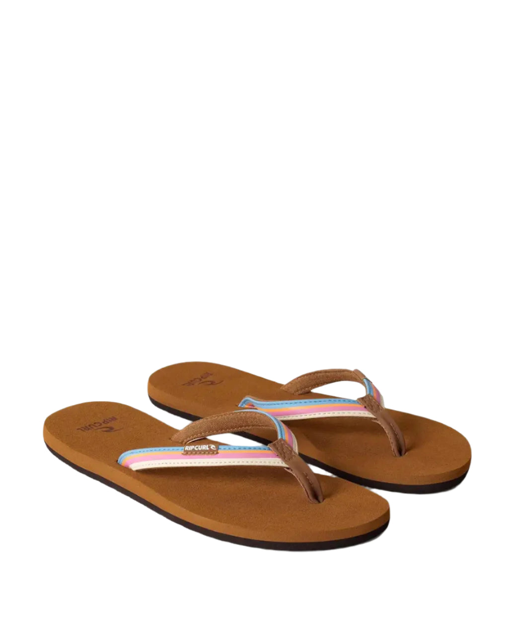 Rip Curl Freedom Bloom Open Toe Flip Flop Blue