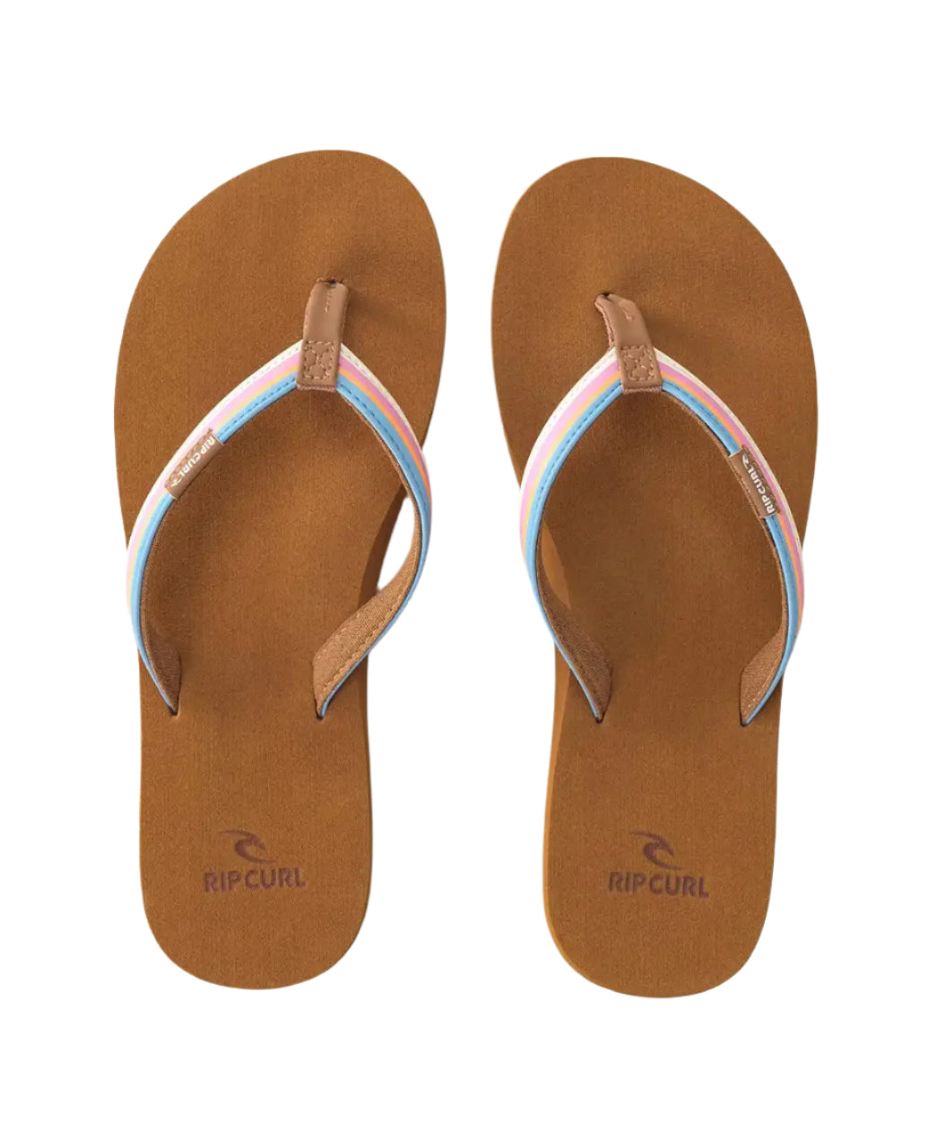 Rip Curl Freedom Bloom Open Toe Flip Flop Blue