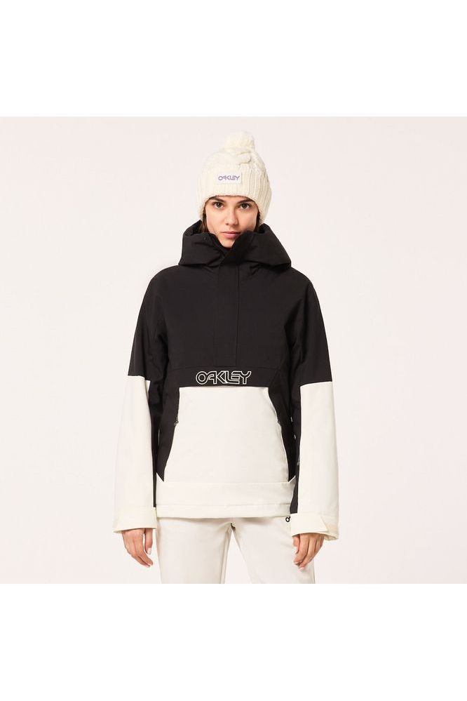 Oakley Womens TNP Tbt Insulated Anorak Arctic White Blackout