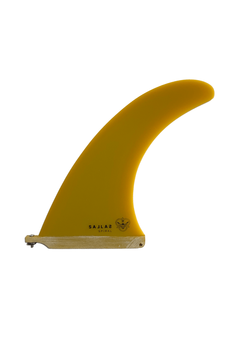 Flying Diamonds Kai Sallas Spiral Surfboard Single Fin in yellow
