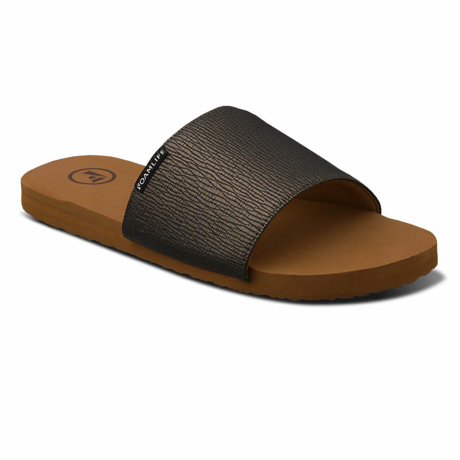 Foamlife Seales Slide Earth Slider Brown