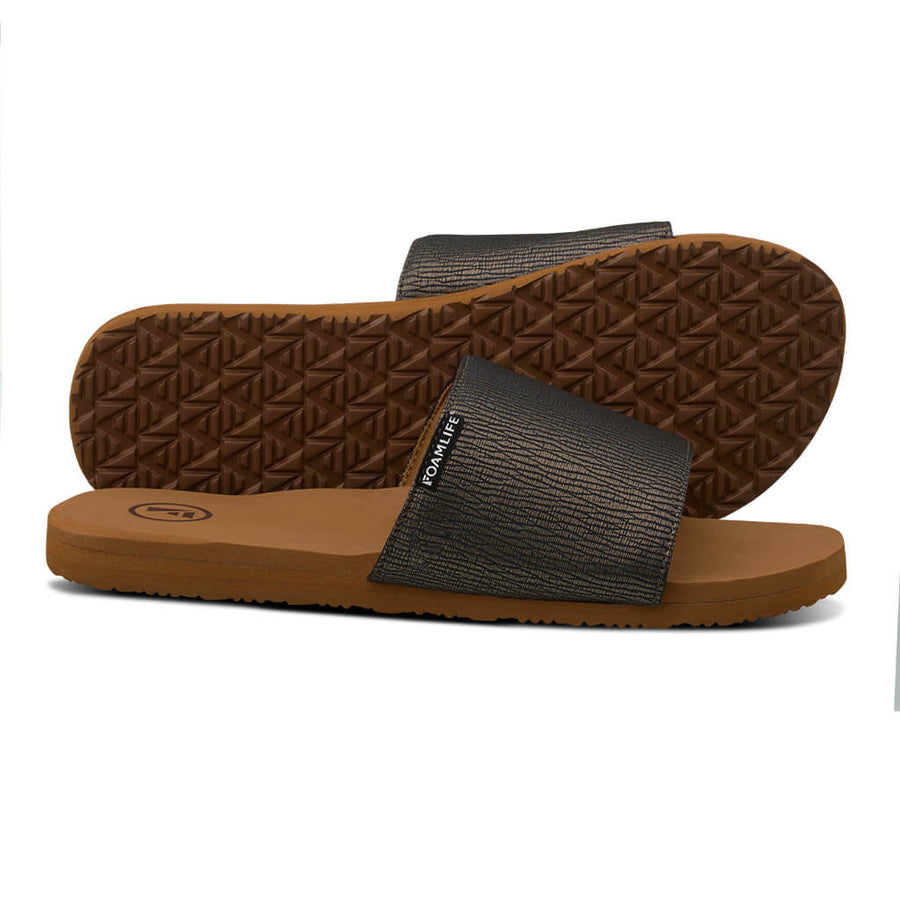 Foamlife Seales Slide Earth Slider Brown