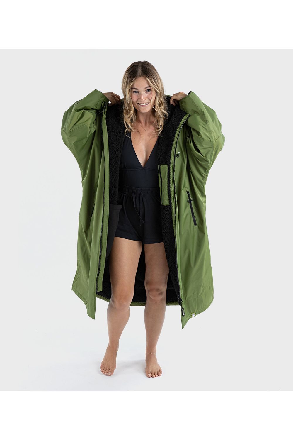 Dryrobe Advance Long Sleeve Green/Black