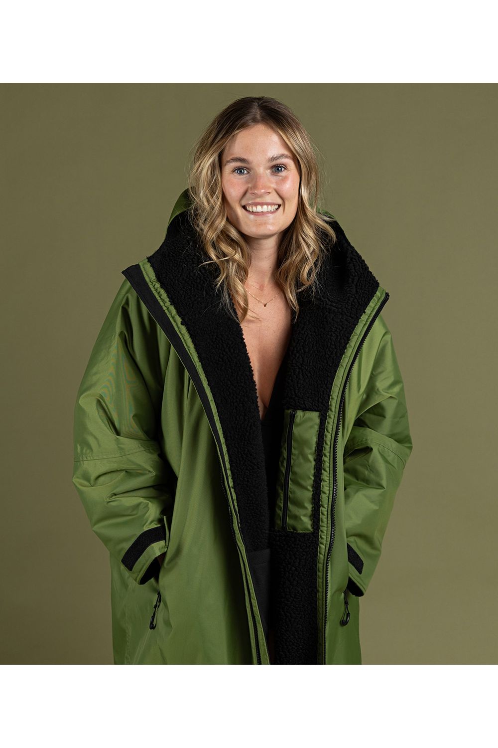 Dryrobe Advance Long Sleeve Green/Black