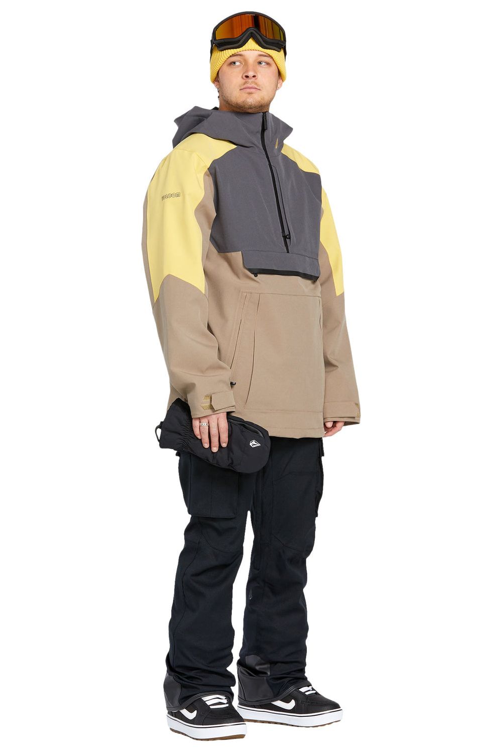 Volcom Brighton Pullover Snow Jacket Chestnut Brown