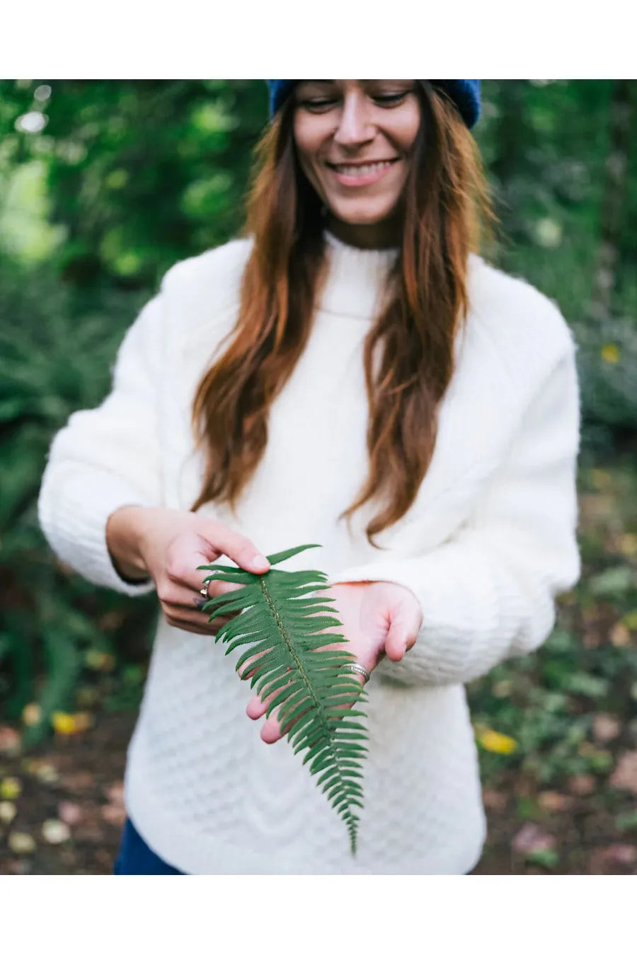 Passenger Cozy Recycled Cable Knit Jumper Off White