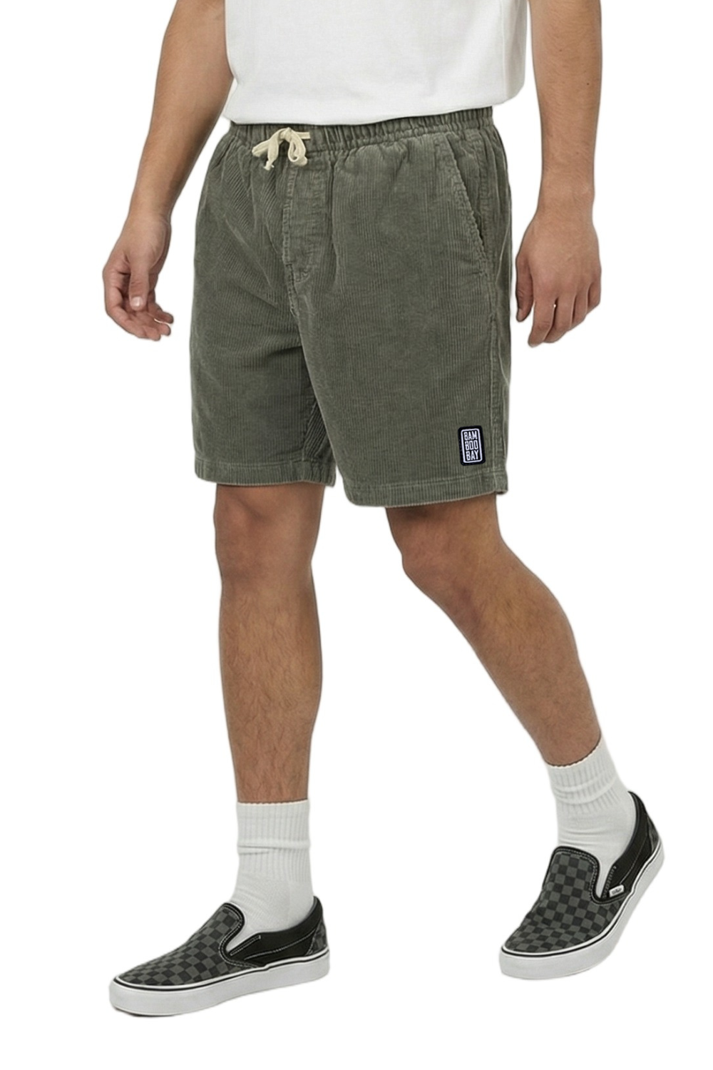 BamBooBay Chill Cord Shorts Grey