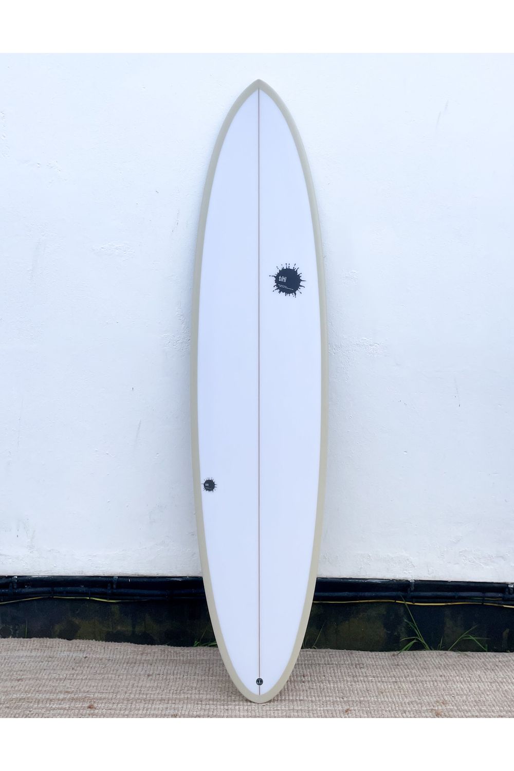 Tiki Custom Surfboard - 7'6 Nomad Mid - Marshmallow