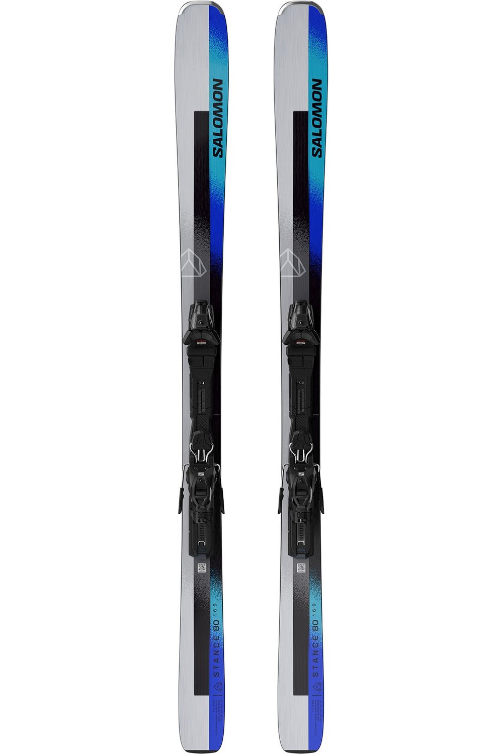 Salomon E Stance 80 Skis + M10 GW L80 S White / Blue