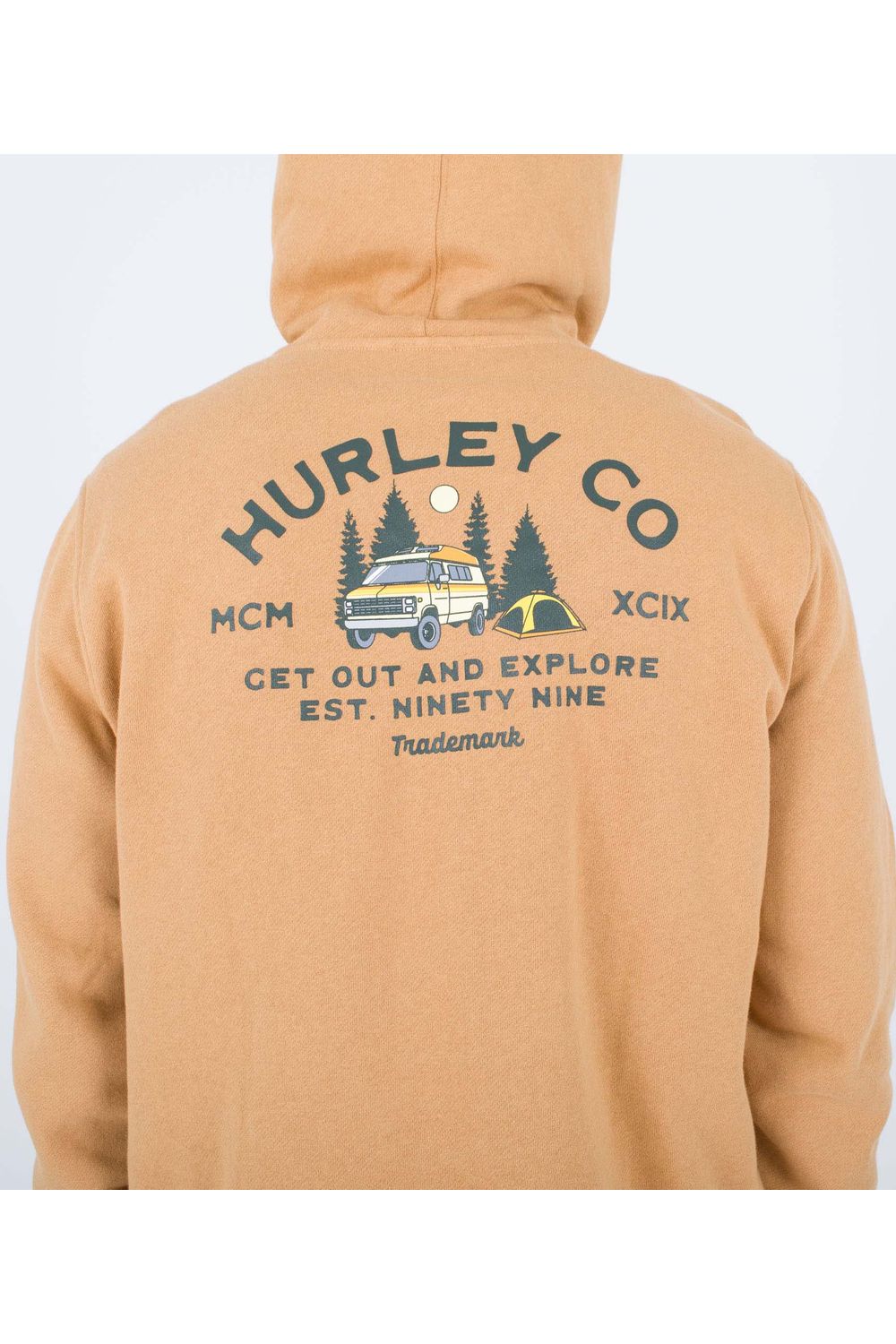 Hurley Campin Fleece PO Hoody Earthstone