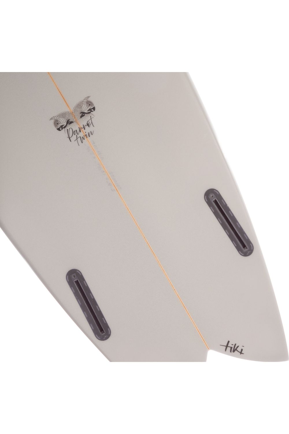 Tiki Custom Surfboard - 5'8 Parrot Twin - Seacrest Grey