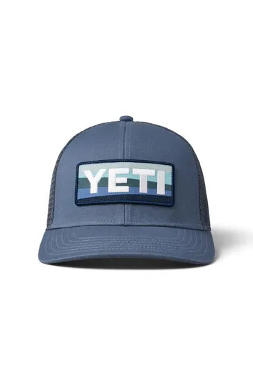Yeti Sunrise Badge Low Pro Trucker Cap Deep Blue