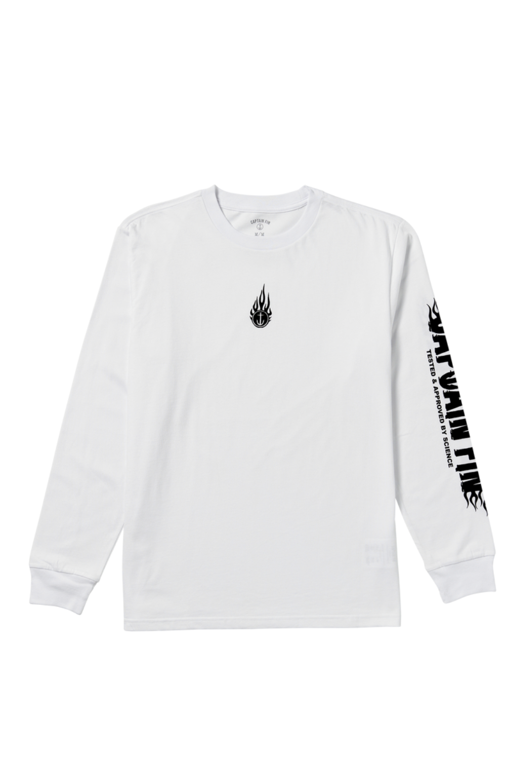 Captain Fin - Fin Flame Long Sleeve White