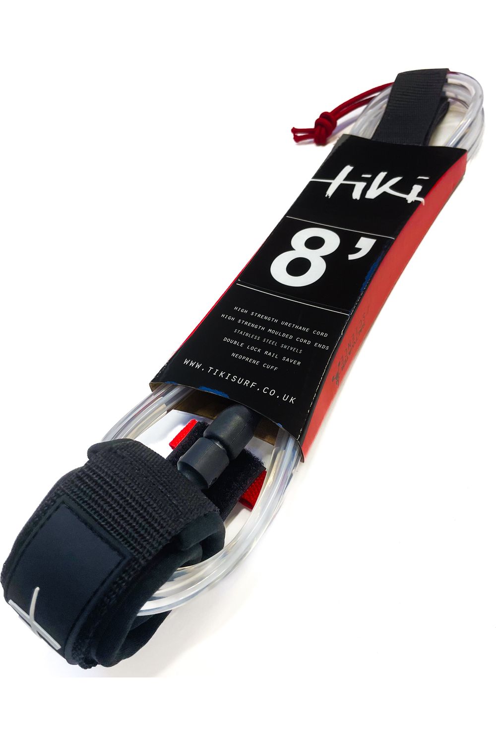 8' Tiki Hire Leash 1 Swivel 7MM