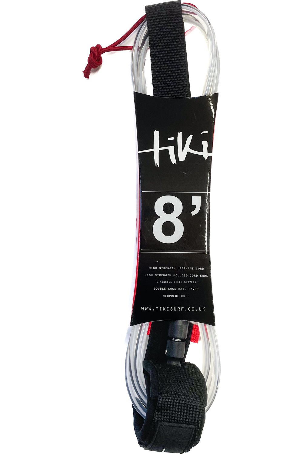 8' Tiki Hire Leash 1 Swivel 7MM