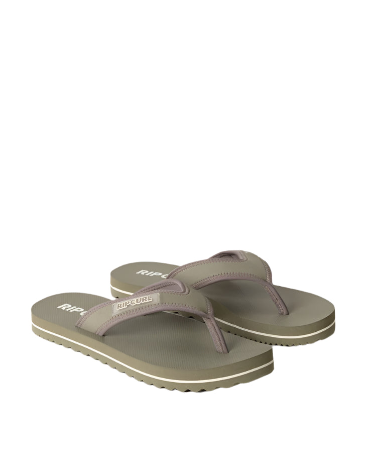 Rip Curl Florida Bloom Open Toe Flip Flop Military Green