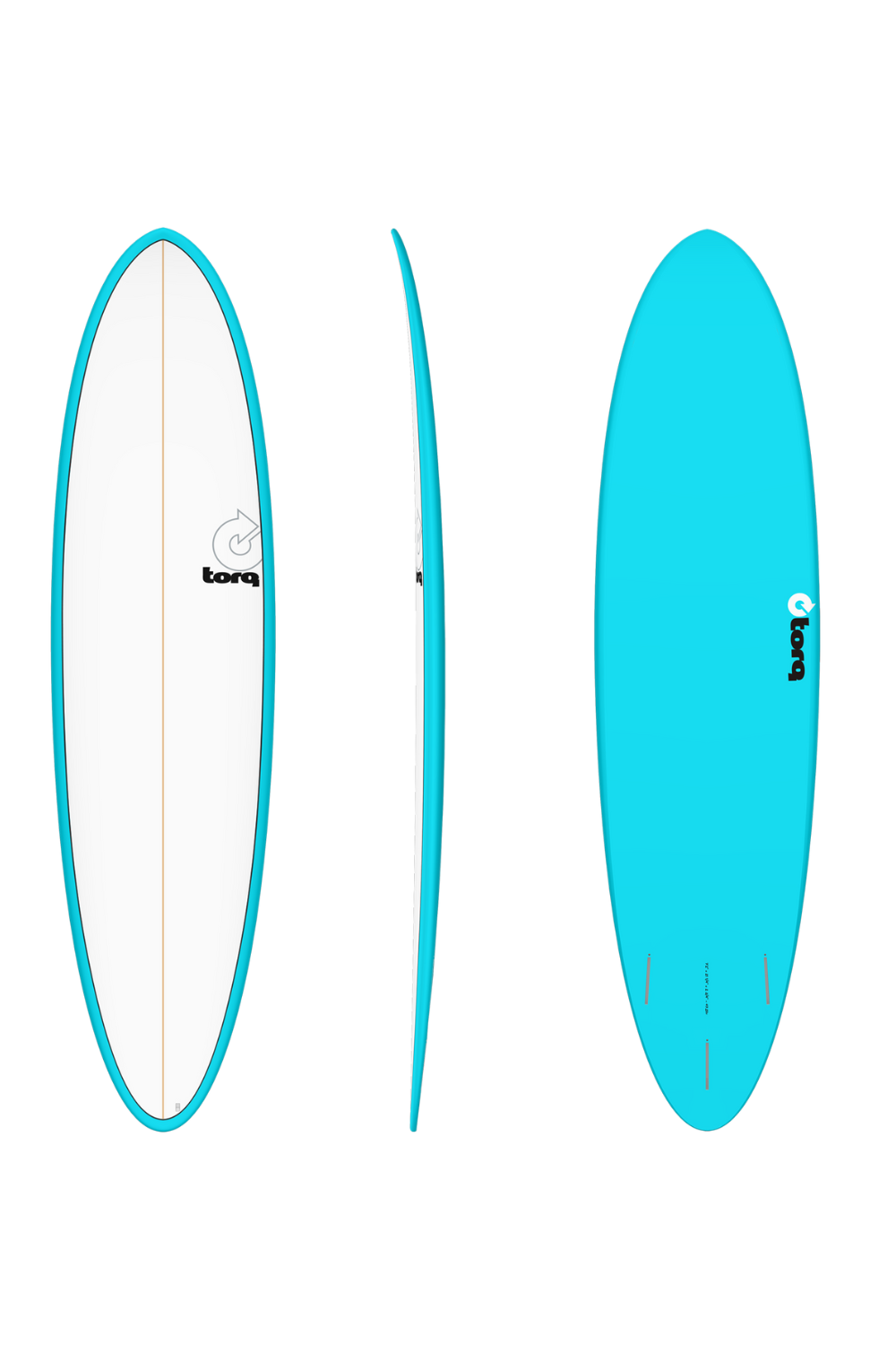 Torq TET Mod Fun Surfboard Blue Pinline