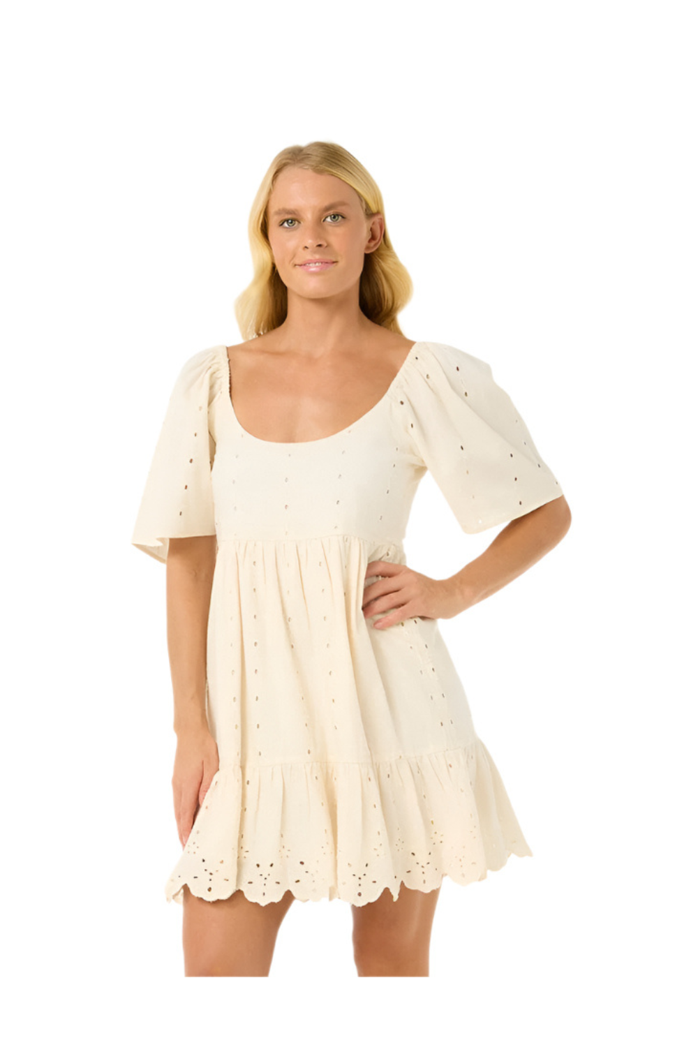 Rip Curl San Carlos La Joya Short Sleeve Mini Dress Lily