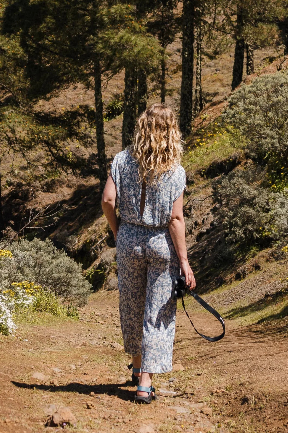 Passenger Thimbleberry Jumpsuit Mountain Foliage Faded Denim