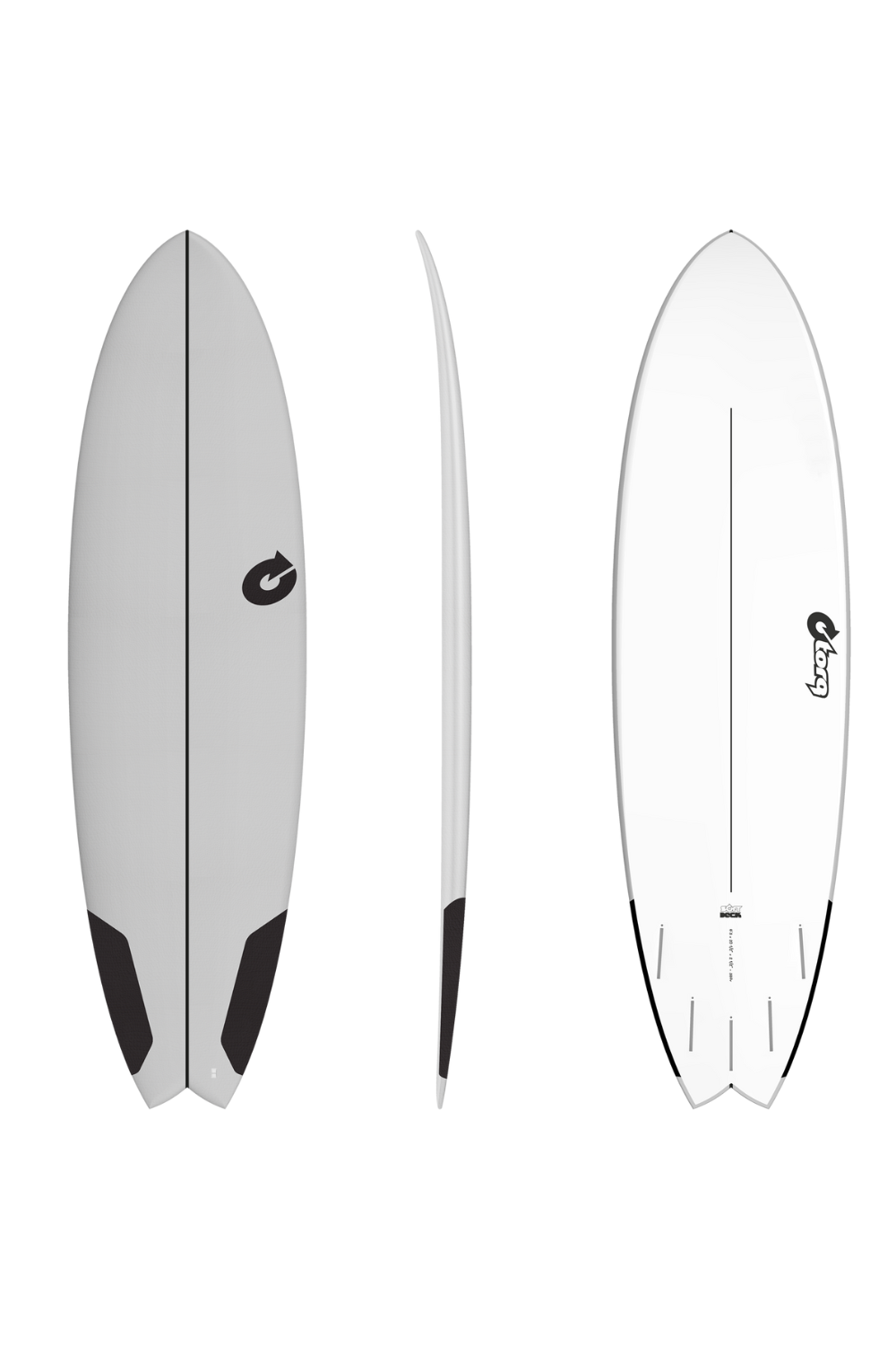 Torq Softdeck Eva Mod Fish Surfboard Grey