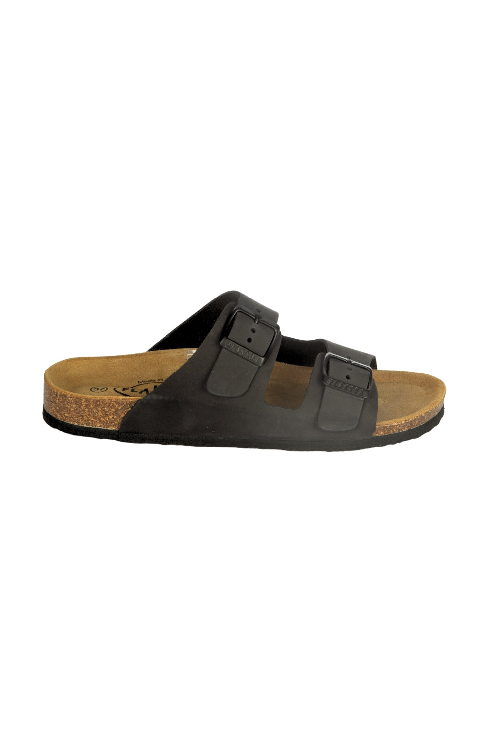 Plakton Nobuck Sandal Black