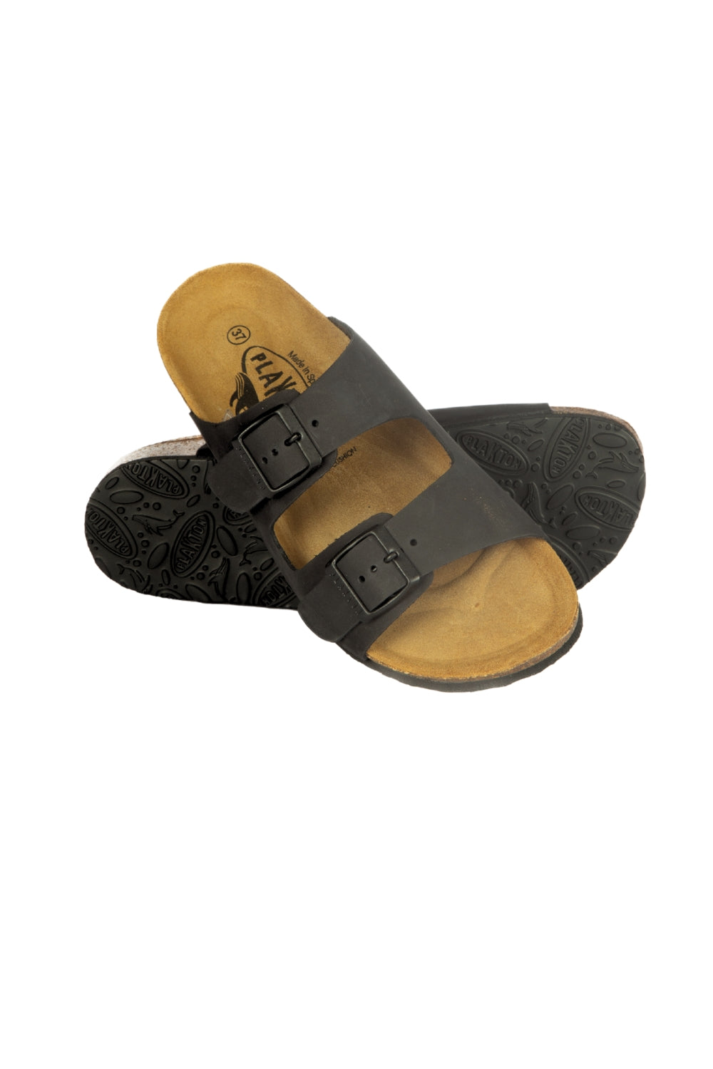 Plakton Nobuck Sandal Black