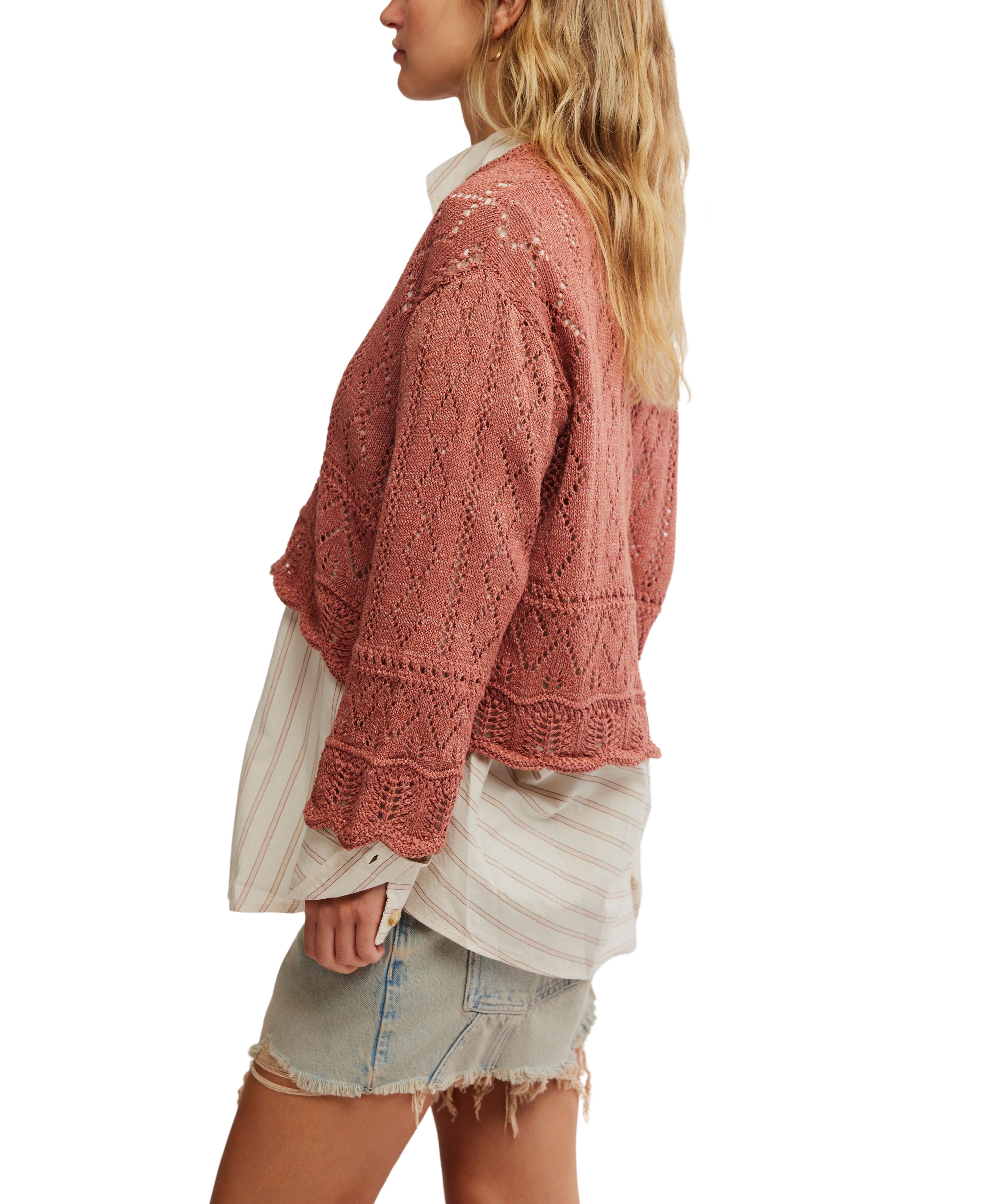 Free people Charlotte Sweater Brown