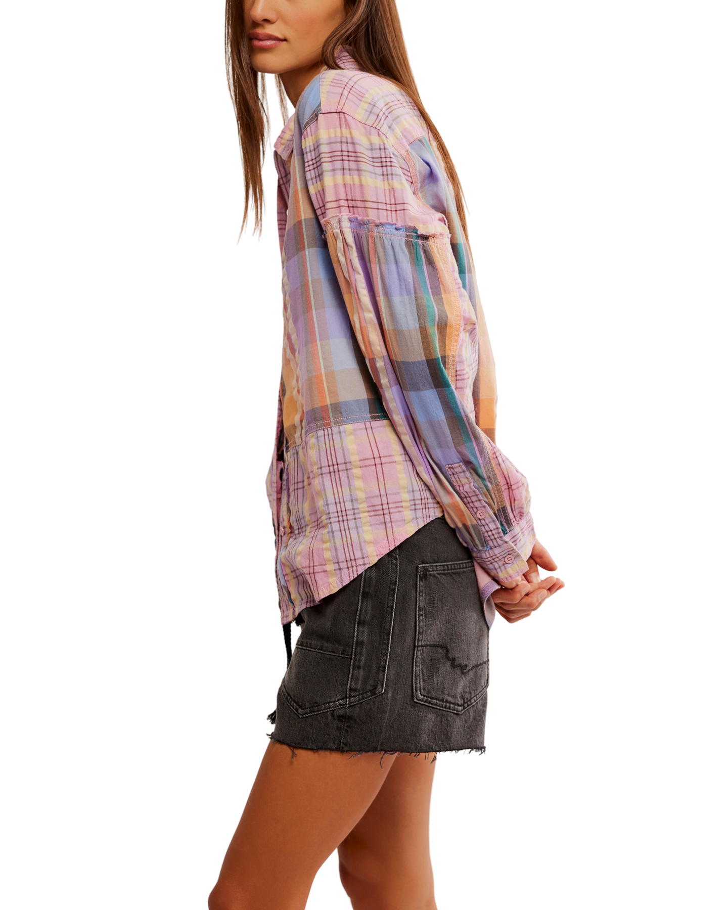 Free people Madras Dreams Top Pink