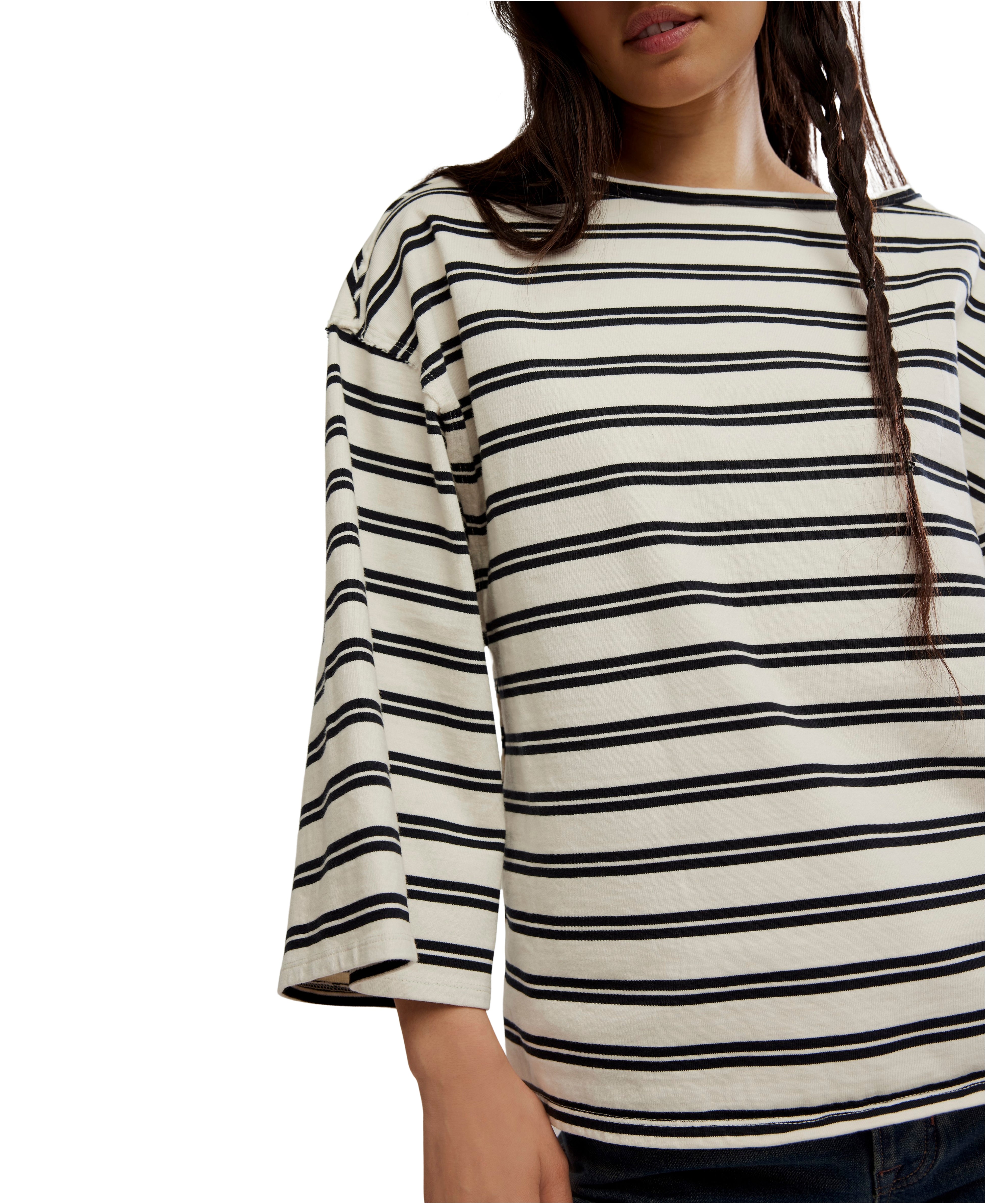 Free people Cest La Vie T-Shirt Black