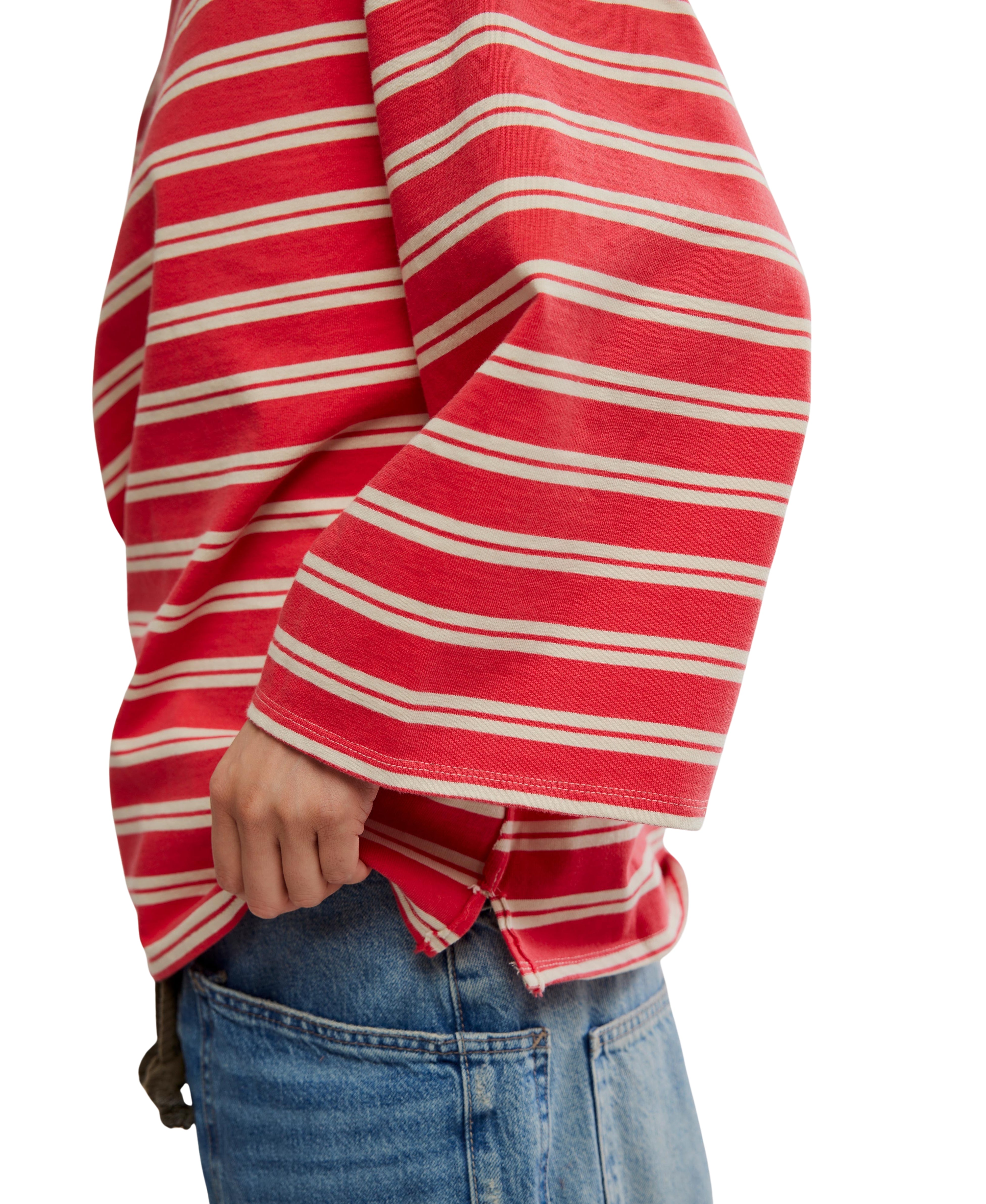 Free people Cest La Vie T-Shirt Red Combo