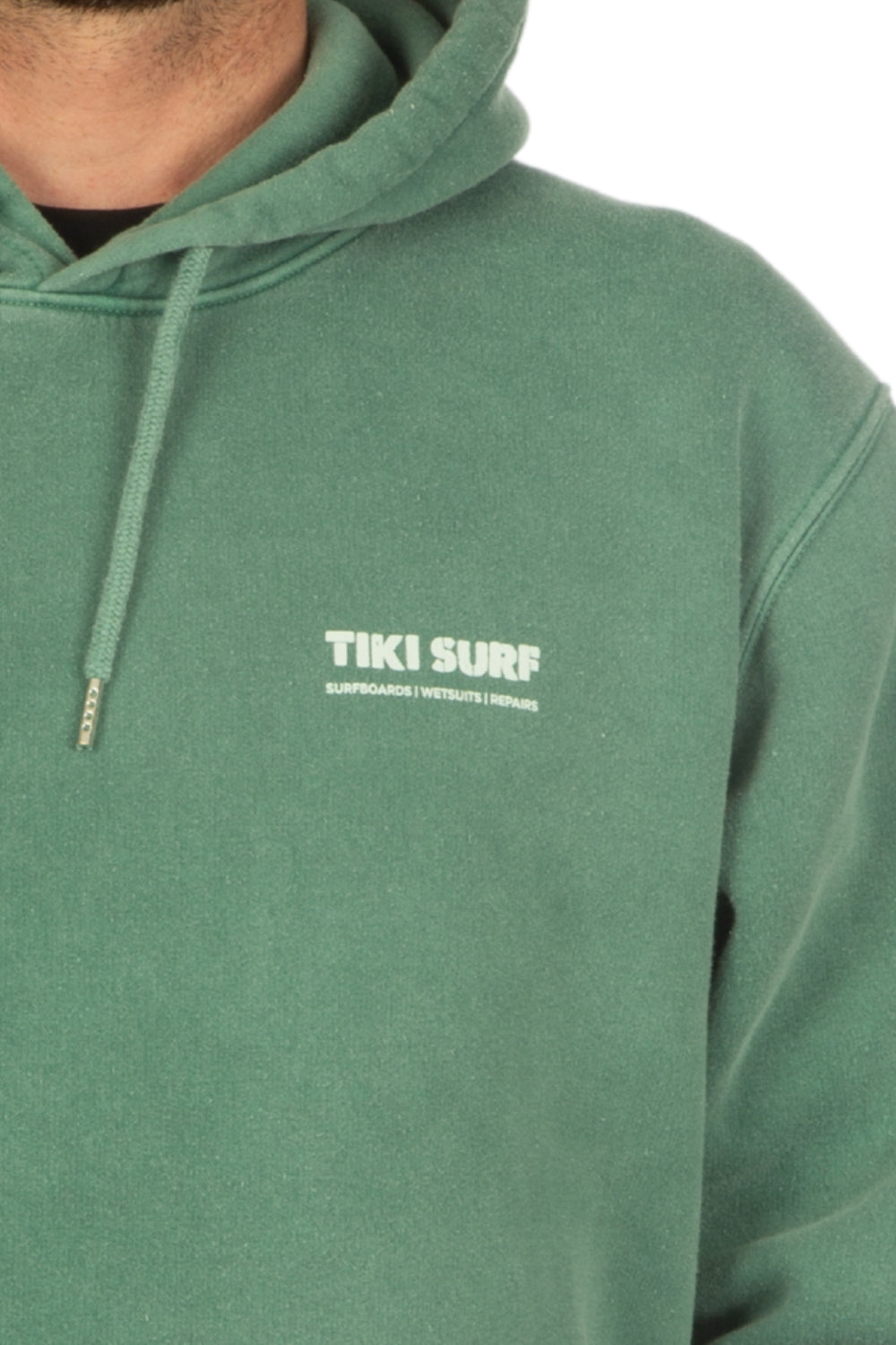Tiki OG Surf Shop Hoodie Green Wash