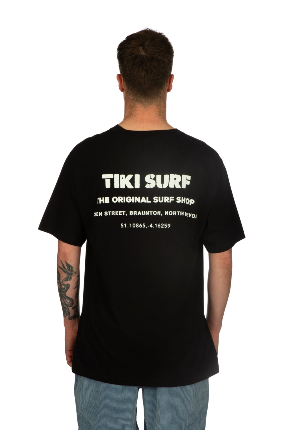 Tiki OG Surf Shop T-Shirt Black