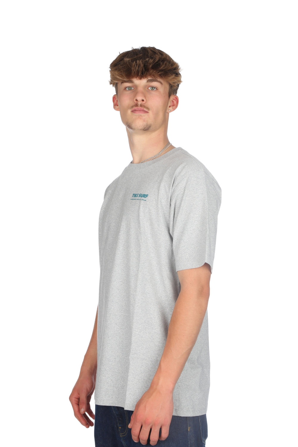 Tiki OG Surf Shop T-Shirt Ash Grey