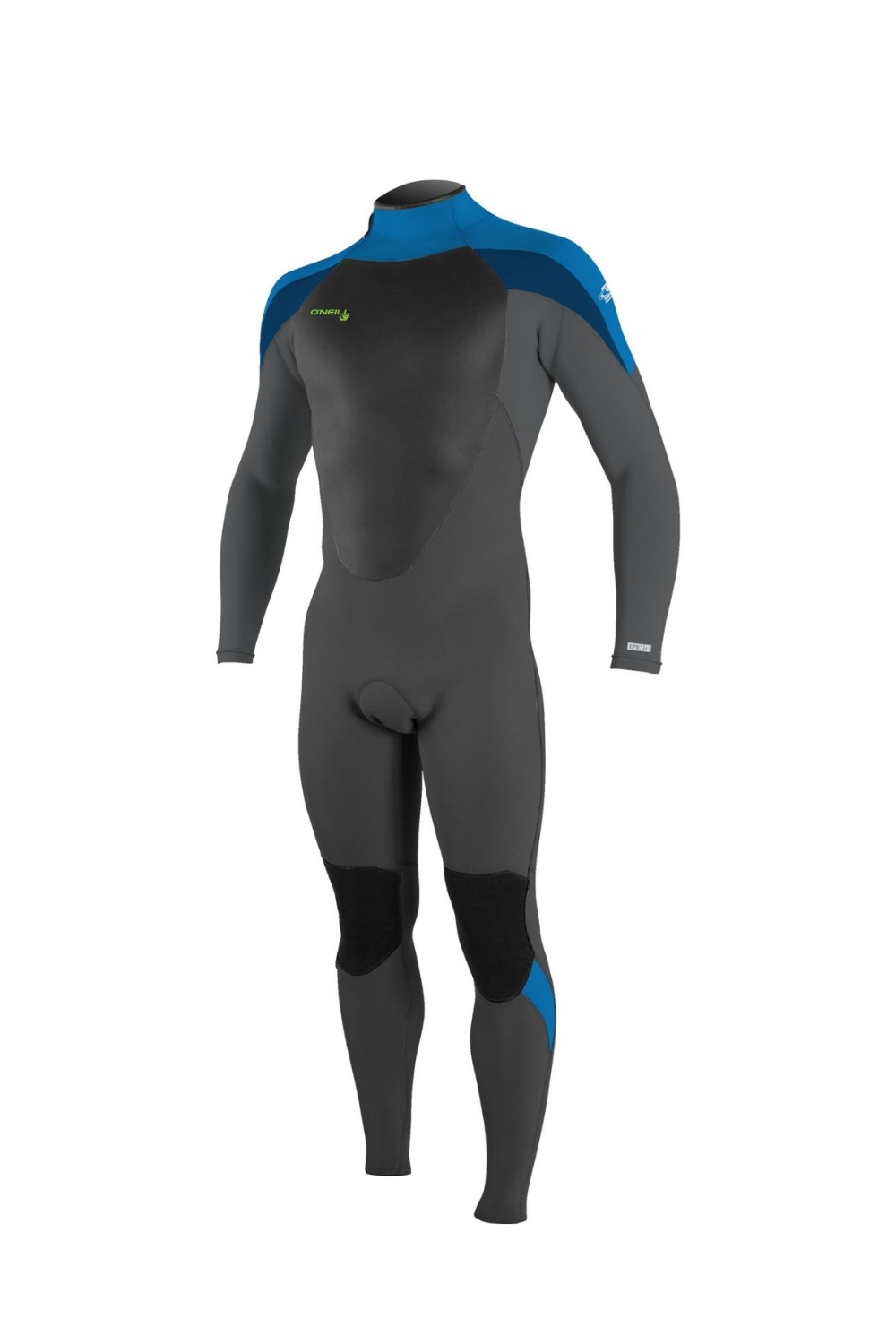 O'Neill Epic Youth Wetsuit 4/3mm with Back Zip in Black and Blue