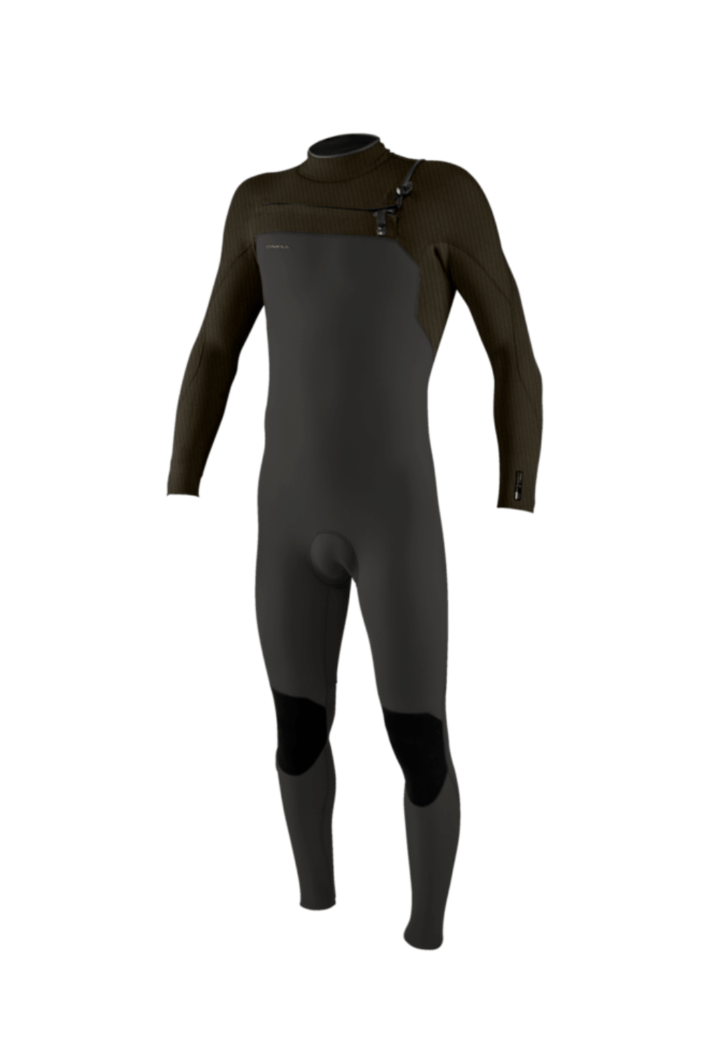 Black wetsuit on a white background