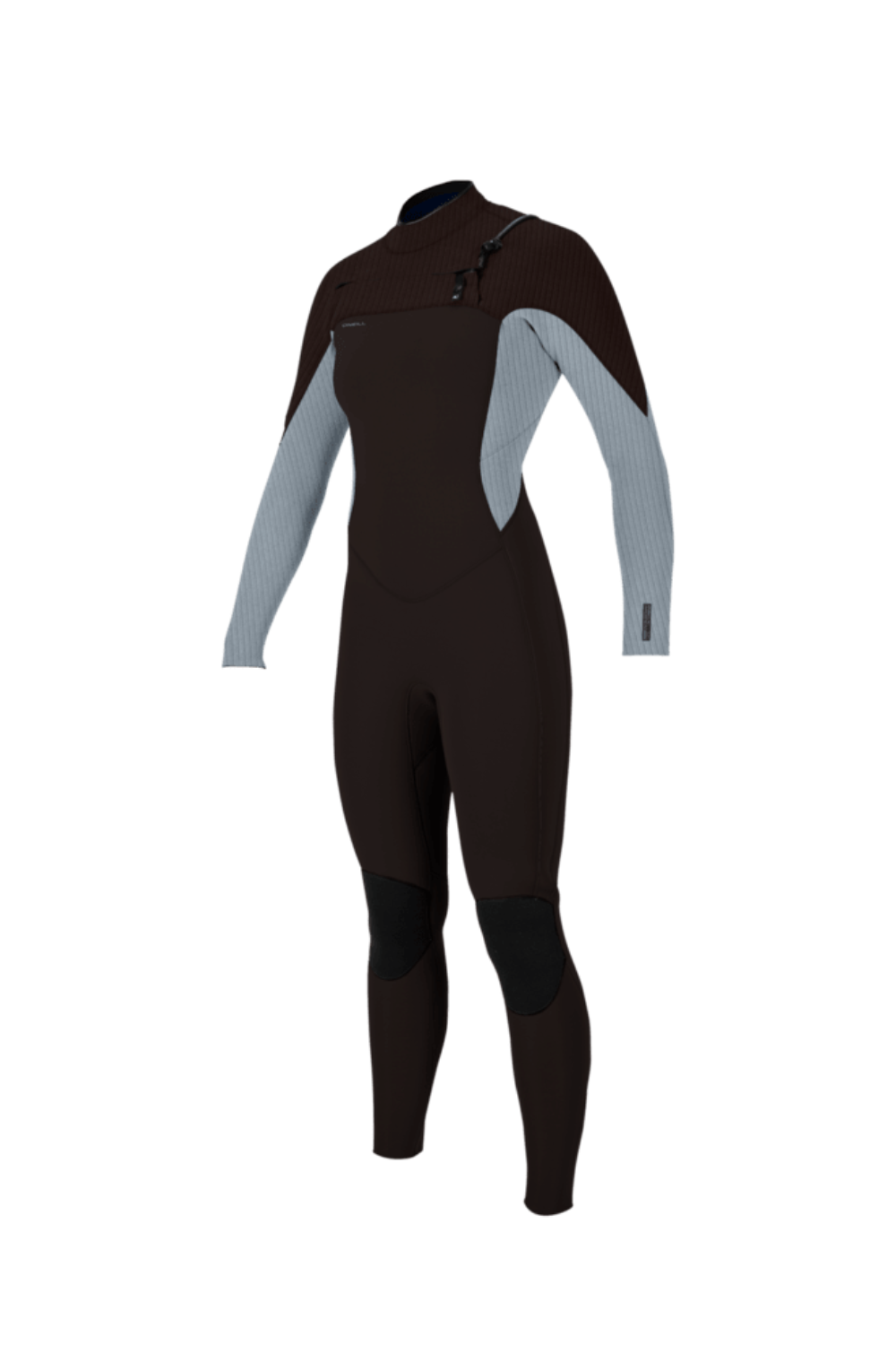 Women's O'Neill Hyperfreak 4/3 full wetsuit in black and grey
