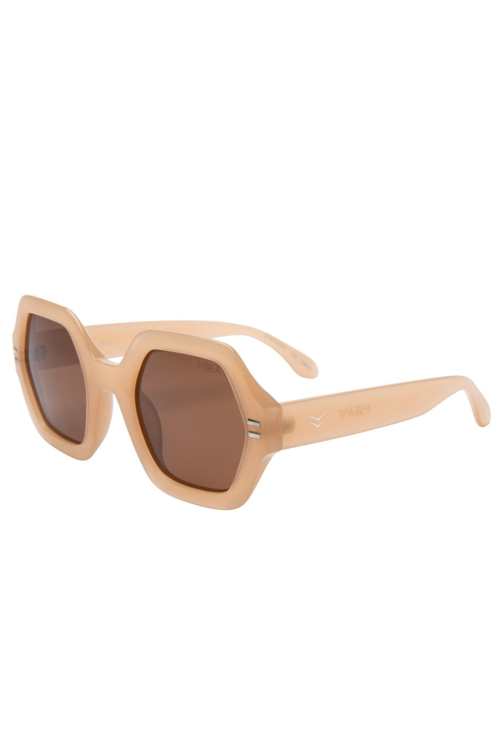 I-Sea Soni Sunglasses Vanilla Brown Polarized Lens