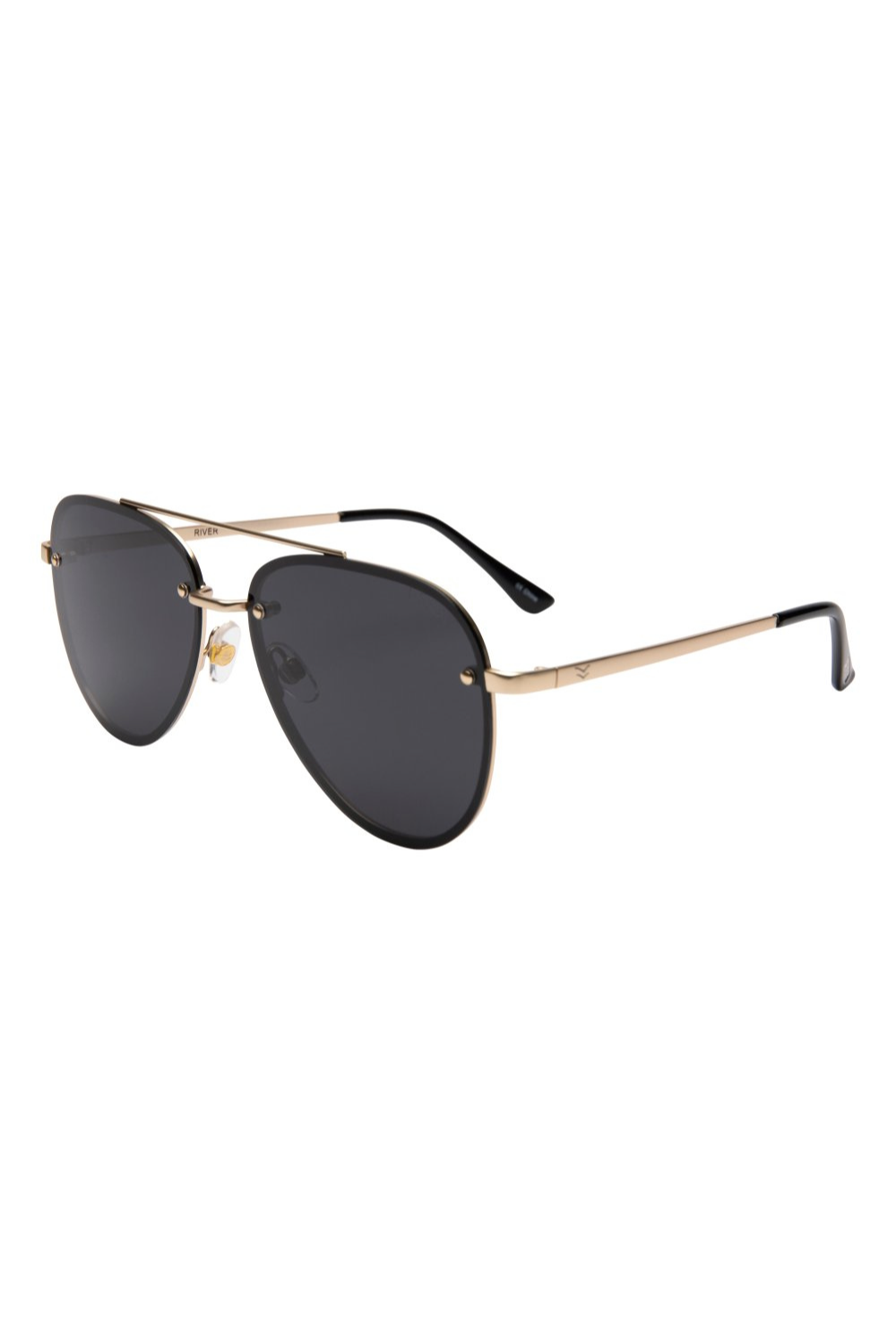 I-Sea River Sunglasses Gold/Smoke Polarized