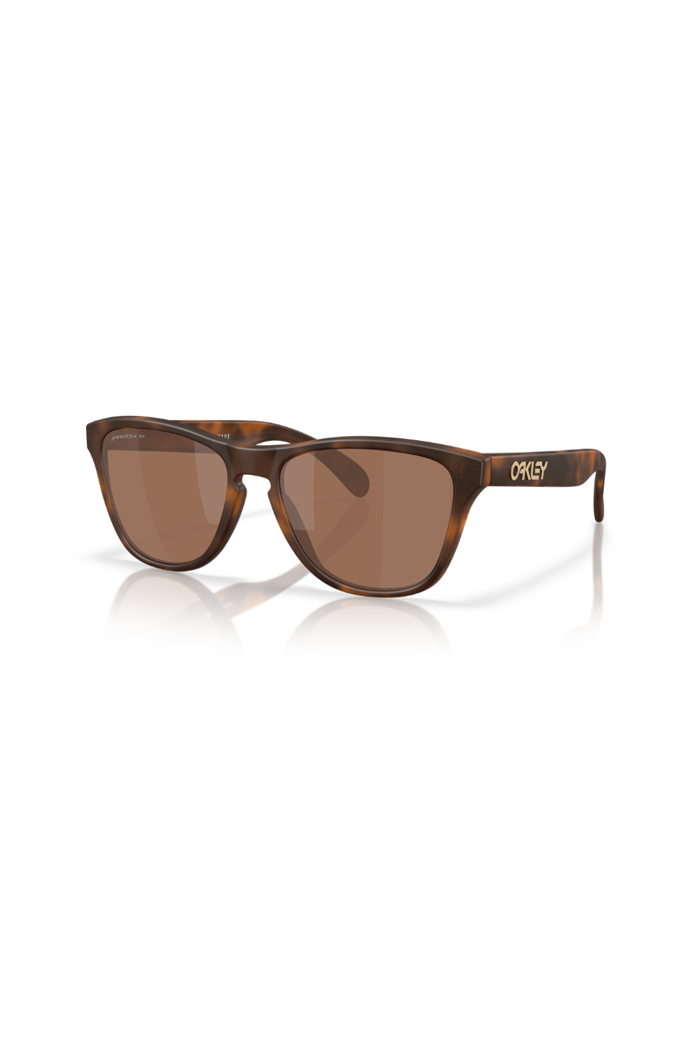 Oakley Frogskins Sunglasses in Matte Brown Tortoise colour