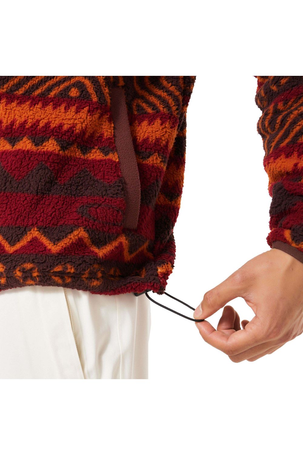 Oakley Mountain Fire Sherpa Fleece Grenache Norway Pattern