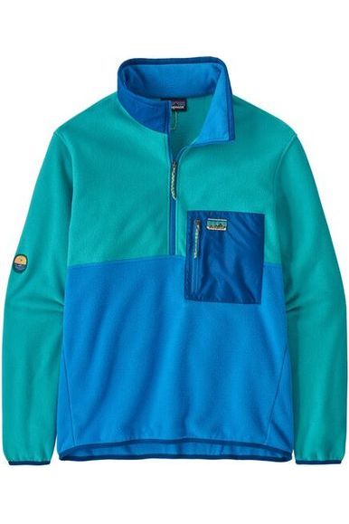 Patagonia Men's Microdini 1/2 Zip Pullover Vessel Blue