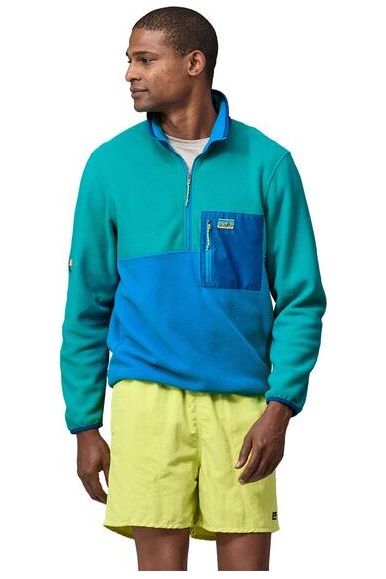 Patagonia Men's Microdini 1/2 Zip Pullover Vessel Blue