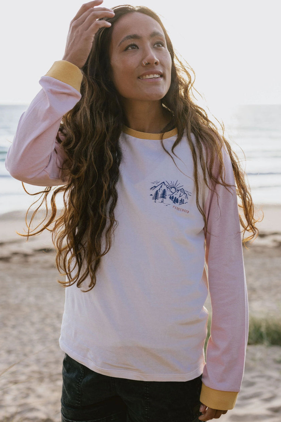 Passenger Riser 2.0 Recycled Cotton Ls T-Shirt Birch