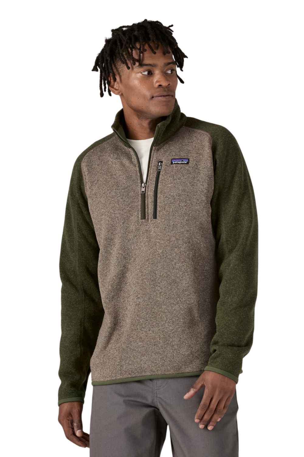 Patagonia Mens Better Sweater 1/4 Zip Seabird Grey