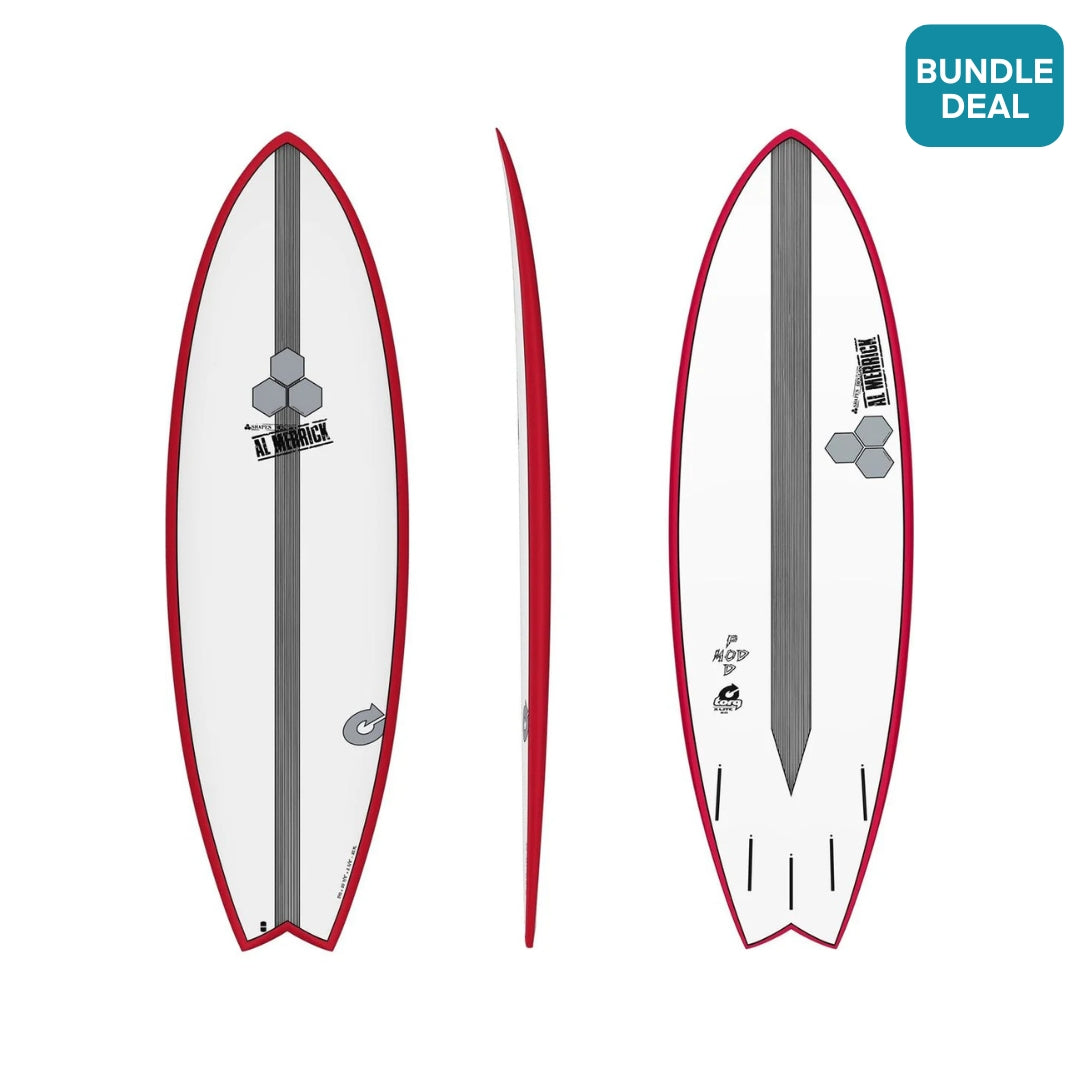 Torq Pod Mod X-Lite Channel Islands Red Surfboard