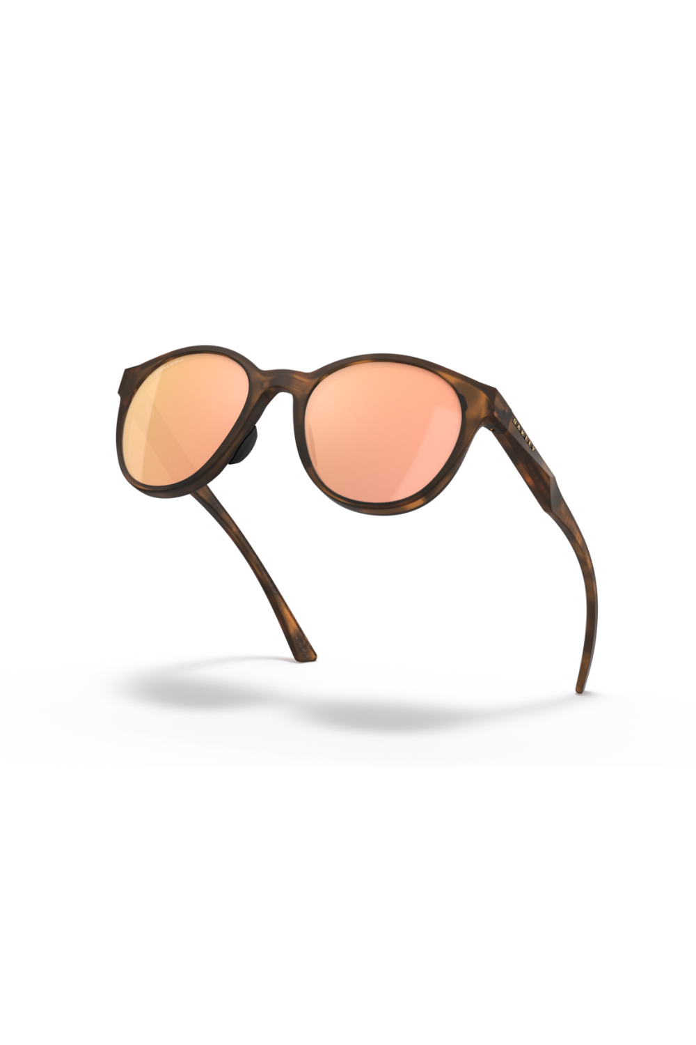 Oakley Spindrift Sunglasses Prizm Rose Gold Lenses, Matte Brown Tortoise Frame