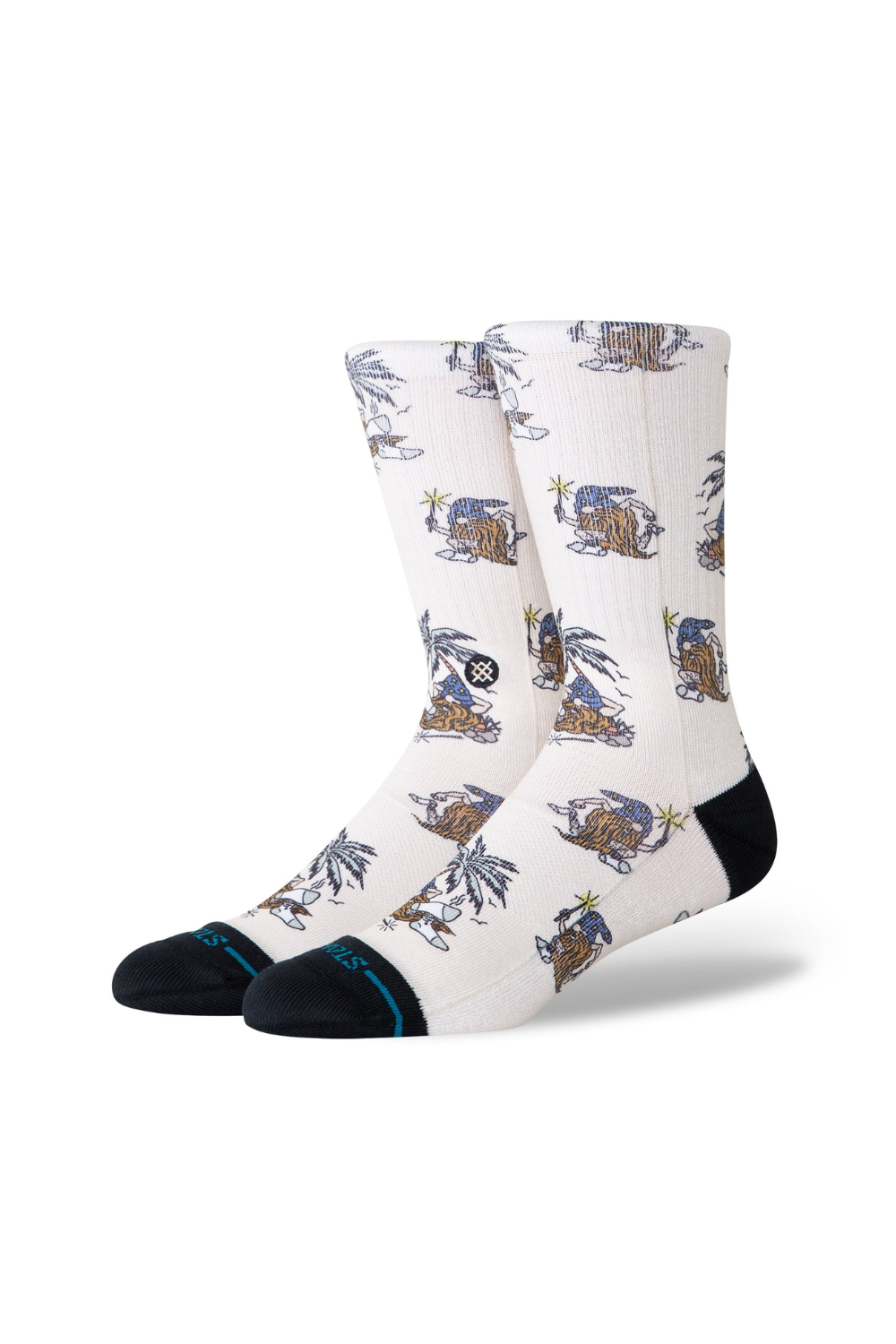Stance Castaway Crew Socks Canvas