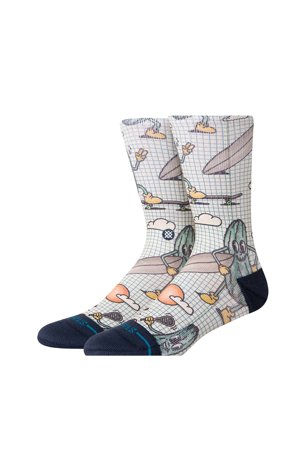 Stance Feeling Pickled Crew Socks Cream